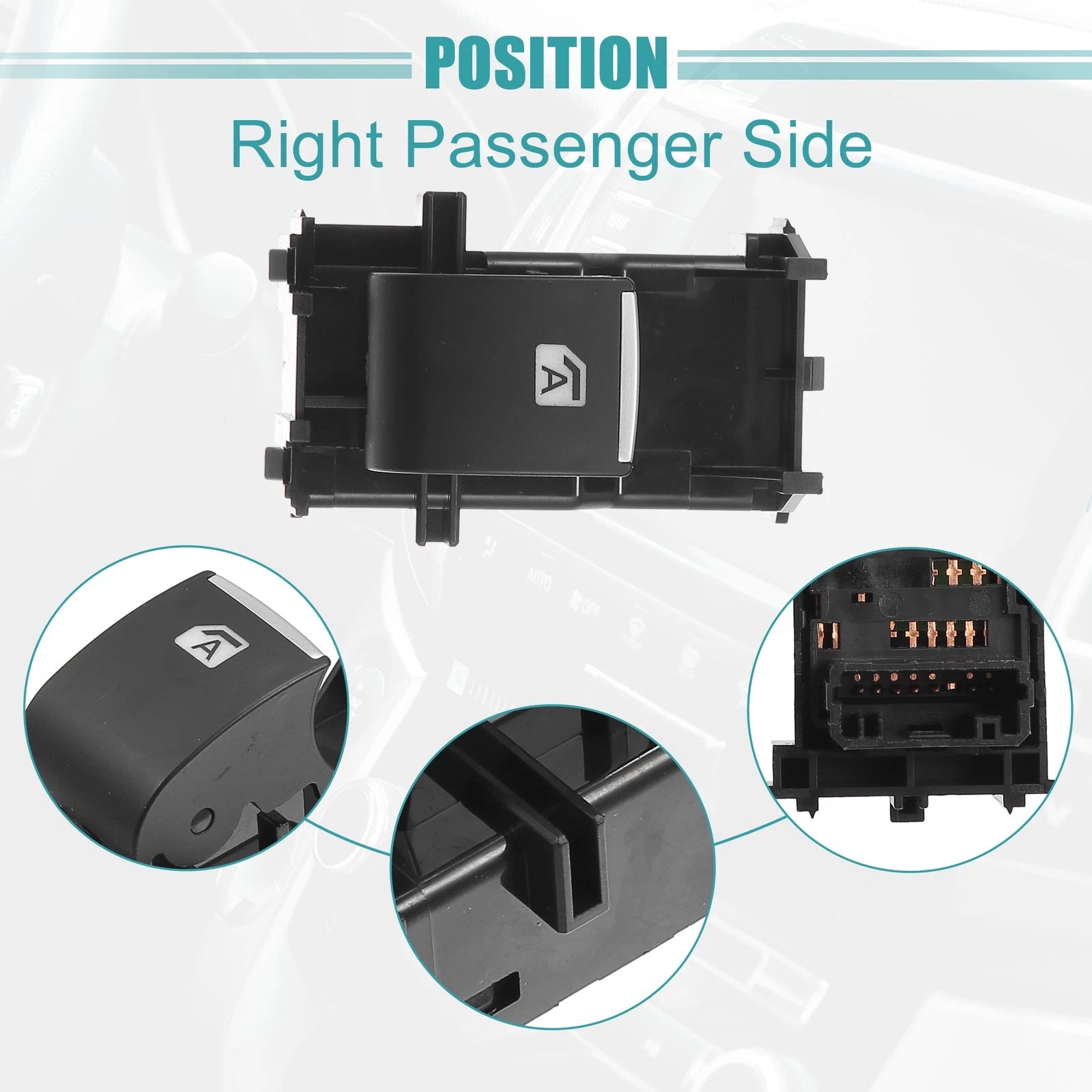 Passenger Side Power Window Switch 8404010020 for Toyota C-HR (2018–2021)