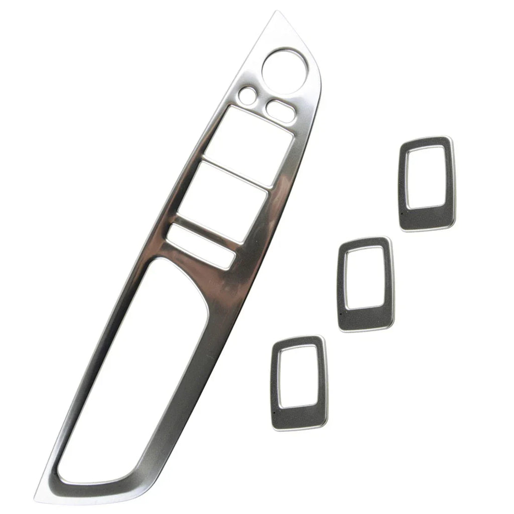 Stainless Steel Window Switch Cover Trim for BMW X5 E70, X6 E71 (2007-2014)