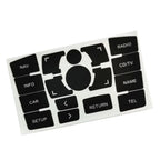 Panel Button for A6 Clima Decals Stickers Black Vinyl