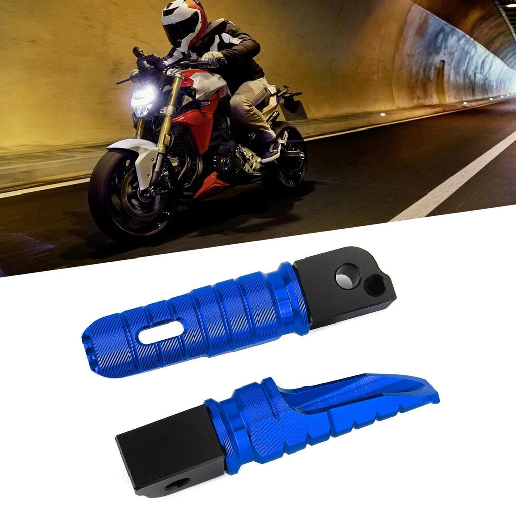 Rear Footrests Foot Pegs for BMW R NineT F900R F900XR R1200R R1200RS R1250R (2014–2023) Blue