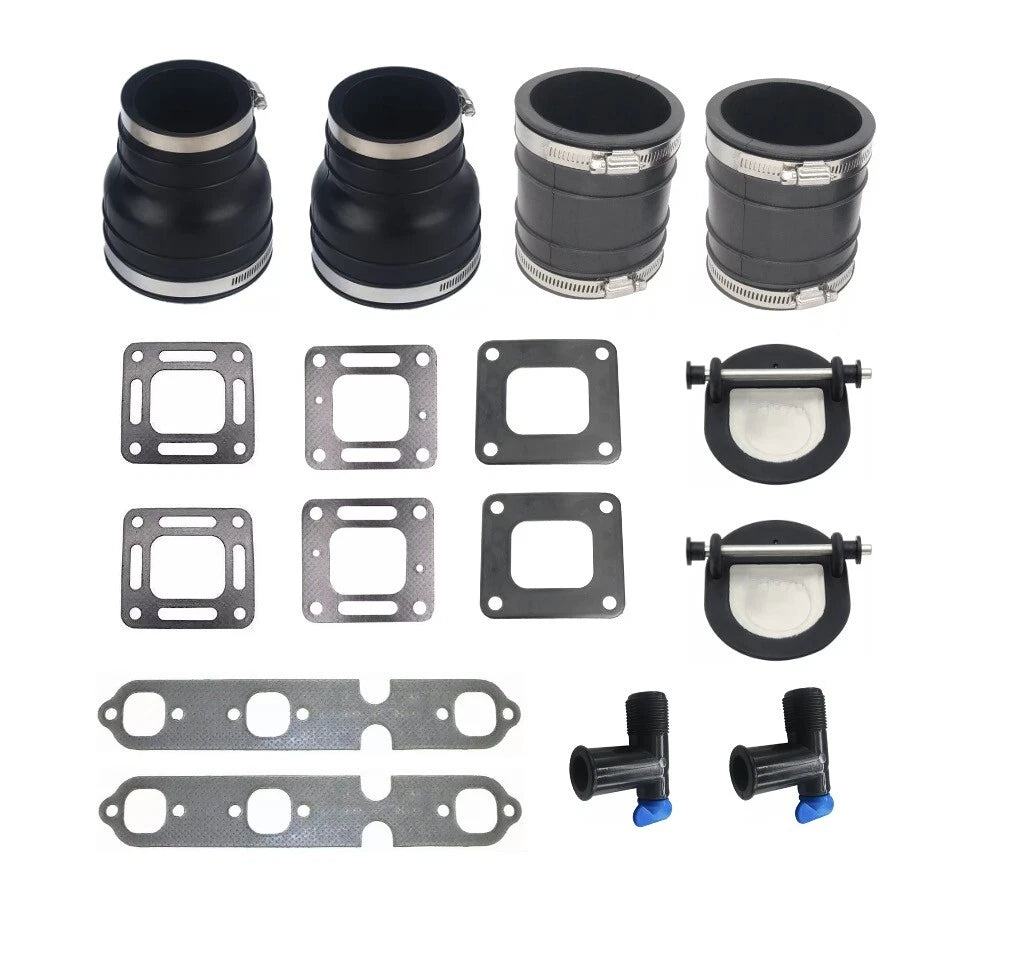 Exhaust Manifold Bellow Tube Kit for MerCruiser GM V6 (3")