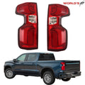 Set of 2 LED Tail Light Assemblies for Chevy Silverado 1500 (2019–2023)