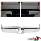 Set of 2 Chrome Rear Bumper End Caps for Ford F-150 (2009–2014)
