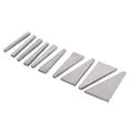 Set of 10 Angle Blocks 1-5 Degree & 5-30 Degree Gauge for Precision Work