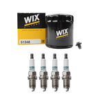Wix Engine Oil Filter & Denso 4 Spark Plug Kit for Breeze Cirrus Neon Stratus (1995–2005)