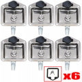 Set of 6 Trailer Door Latch T-Handle Locks for RV Truck Tool Box