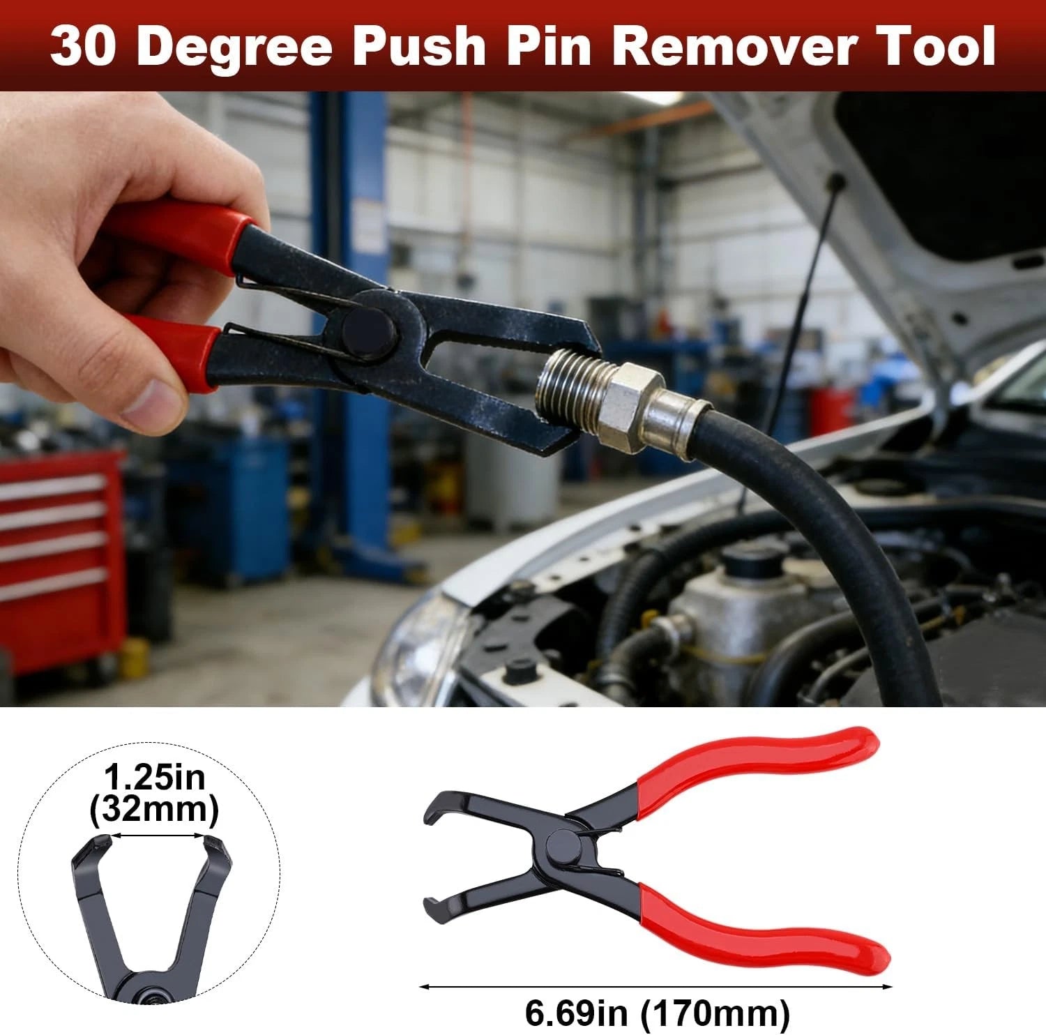 8Pcs Fuel Line Pliers for Automotive Fuel Clamp Removal Tools