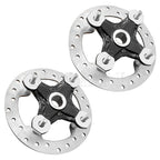 2 Front/Rear Wheel Hubs & Brake Rotor for Can Am Outlander Renegade 1000 (2012–2021)