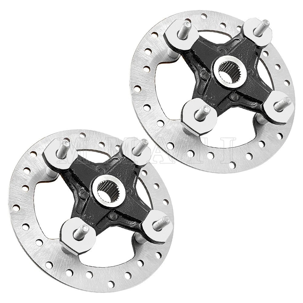 2 Front/Rear Wheel Hubs & Brake Rotor for Can Am Outlander Renegade 1000 (2012–2021)