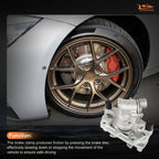 Rear Left Brake Caliper with Bracket for Ford Escape, Mazda 3 (2013-2016)