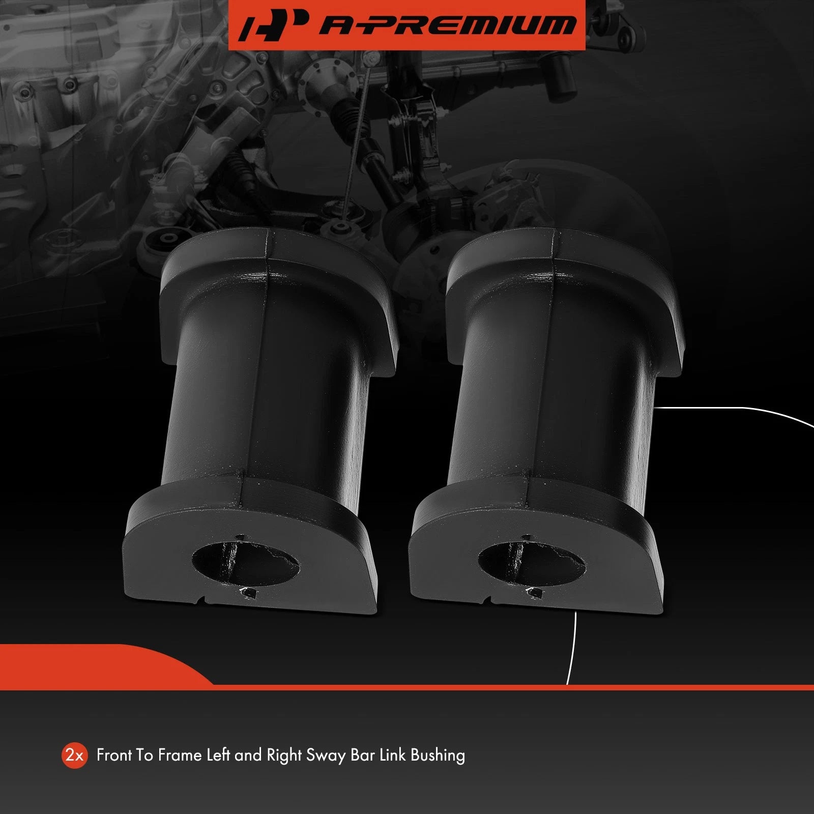 2X Front Sway Bar Bushing Kit for Chrysler Sebring (2001-2006)