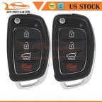 2X Key Entry Remote Fob for Hyundai Tucson (2015–2019) 4 Buttons