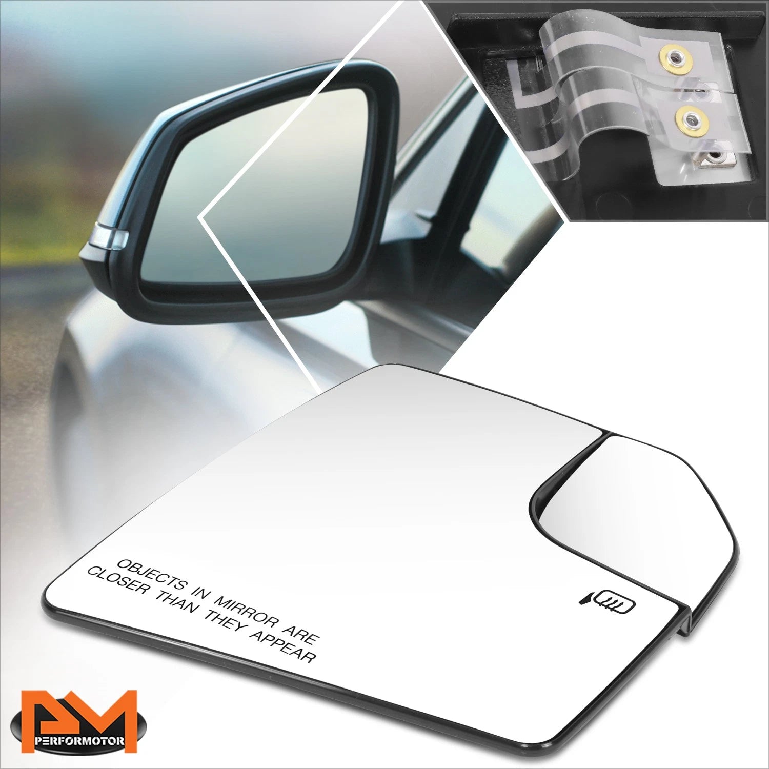 Right Side Heated Convex Mirror Glass for Ford F-150 (2015–2020)