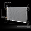 Aluminum Core Replacement Radiator DPI-1488 for Ford Mustang (1994–1996)