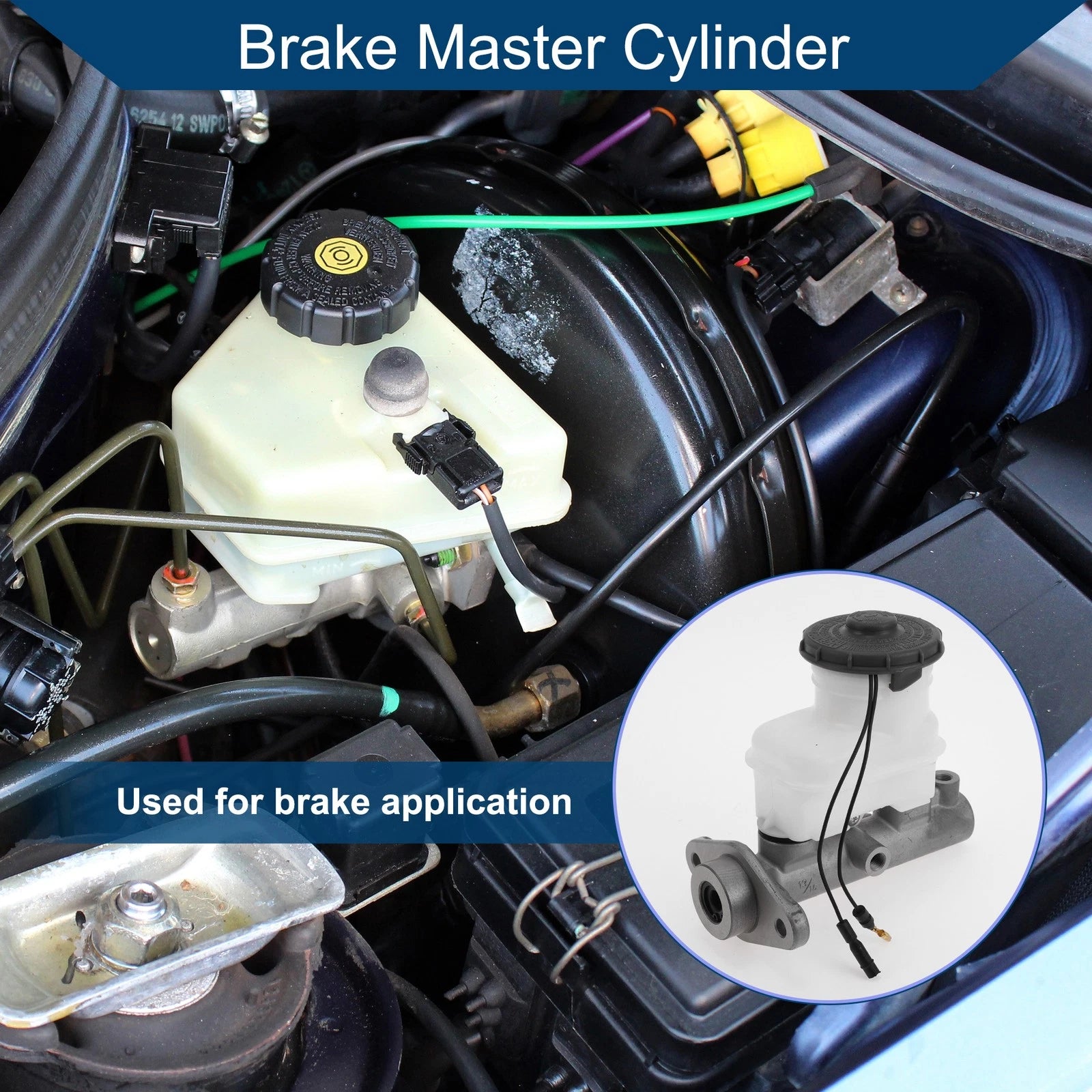 Brake Master Cylinder with Reservoir No. 46100S04A01 for Honda Civic (1996–2000)