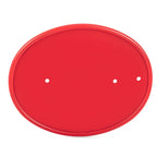 Red Front Side Number Plate for Honda Z50R (1974–1987)