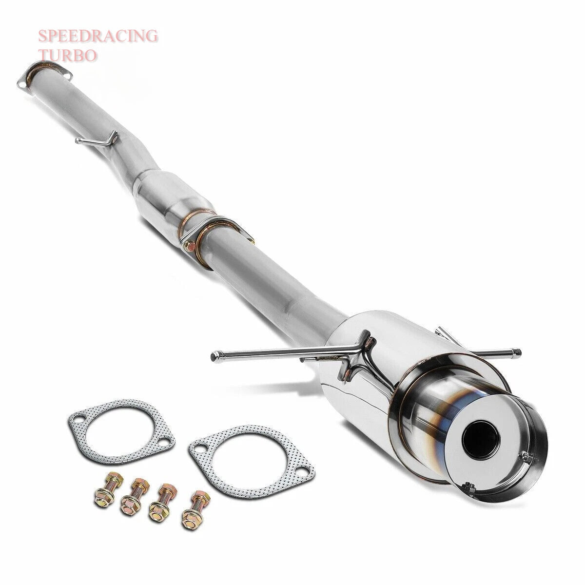 4.5" Muffler Burnt Tip Catback Exhaust for Subaru Impreza WRX/WRX STI (2002–2007)