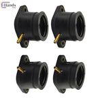 Set of 4 Carburetor Intake Manifold Boots for Yamaha XJR1200 XJR1300 (1995–2001)