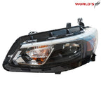 Headlight for Chevy Malibu (2016–2018) Halogen Black Clear Driver Side