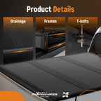 5ft Tri-Fold Truck Bed Cover for Chevrolet Colorado (2015–2026)