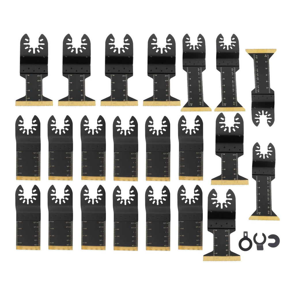 22-Piece Titanium Oscillating Saw Blades Kit for Multitool (Universal)