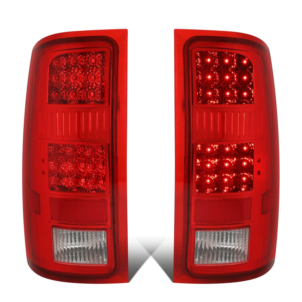 Full LED Tail Brake Light Stop Lamps for GMC Sierra 1500 2500 HD (2007–2014)