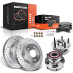 Front Drilled Brake Rotors & Pads for Jeep Grand Cherokee