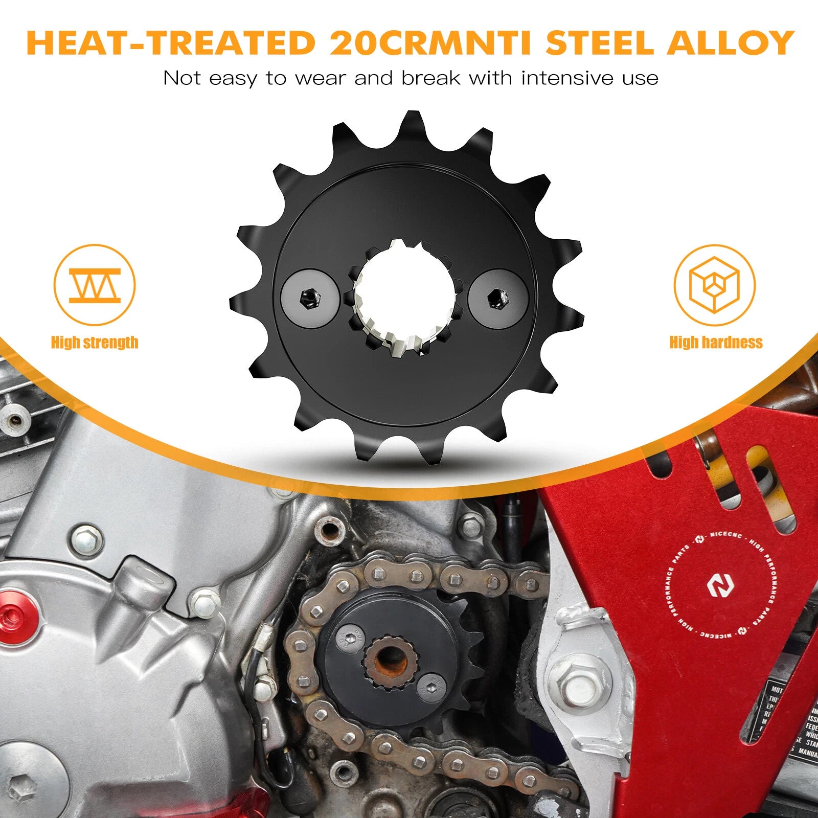15T Front Sprocket for Honda XR650L (1993–2025) NICECNC SuperPinion