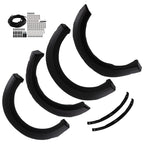 Set of 4 Black Fender Flares for Ford F150 (2009–2014)