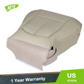 Perforated Leather Seat Cover for Ford F150 Lariat (2011–2014) Driver Tan