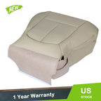 Perforated Leather Seat Cover for Ford F150 Lariat (2011–2014) Driver Tan