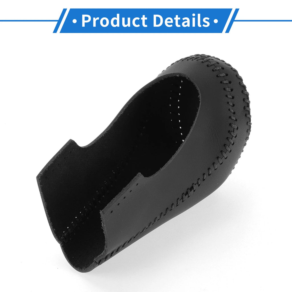 Gear Shift Knob Cover for Chevrolet Malibu (2016–2020) - Black Faux Leather
