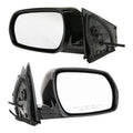 Power Mirror Pair for Nissan Murano (2005–2007) Manual Folding Paintable