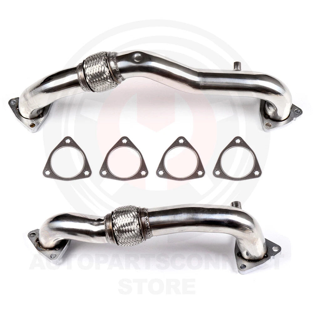 Exhaust Pipe for Ford F-250 F-350 F-450 6.4L (2008–2010) Polished Up