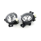 Pair Front Bumper Fog Light Lens Lamp Covers Clear for BMW X5 (2011–2013)