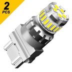 2X White LED Bulbs for Backup Reverse Tail Light (3157/4157/3156)