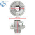 Set of 4 Galvanized Trailer Hub Bearings 4 Bolt for 2000 lbs Axle (1" or 1-1/16")