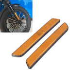 Front Fork Leg Reflectors for Harley Softail Dyna Fatboy Sportster XL (L&R)