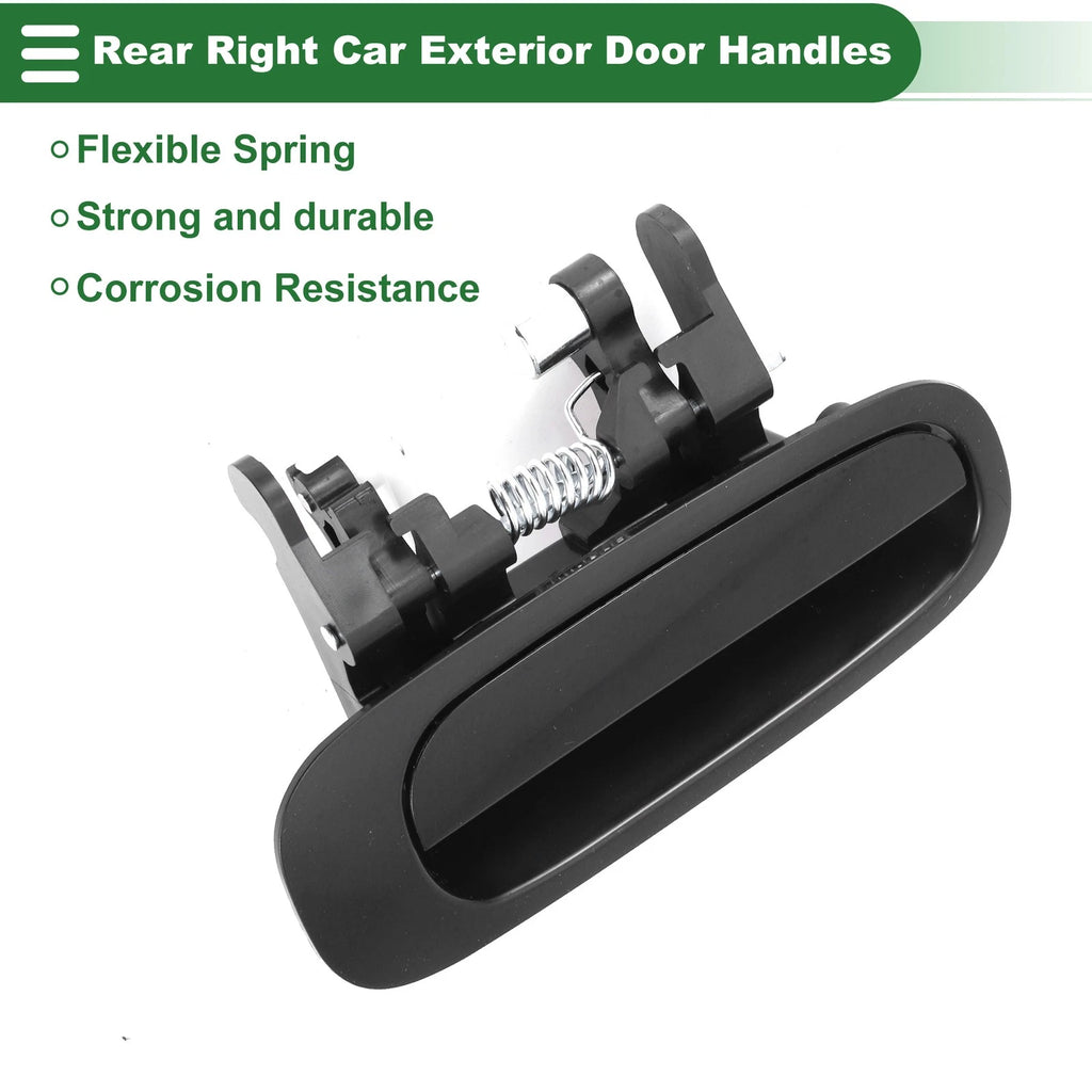 Rear Right Door Handle for Toyota Corolla (1998–2002) No. 6923002040, Black