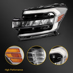 Left Side LED DRL Chrome Headlight Assembly for Ford Expedition (2022–2024)