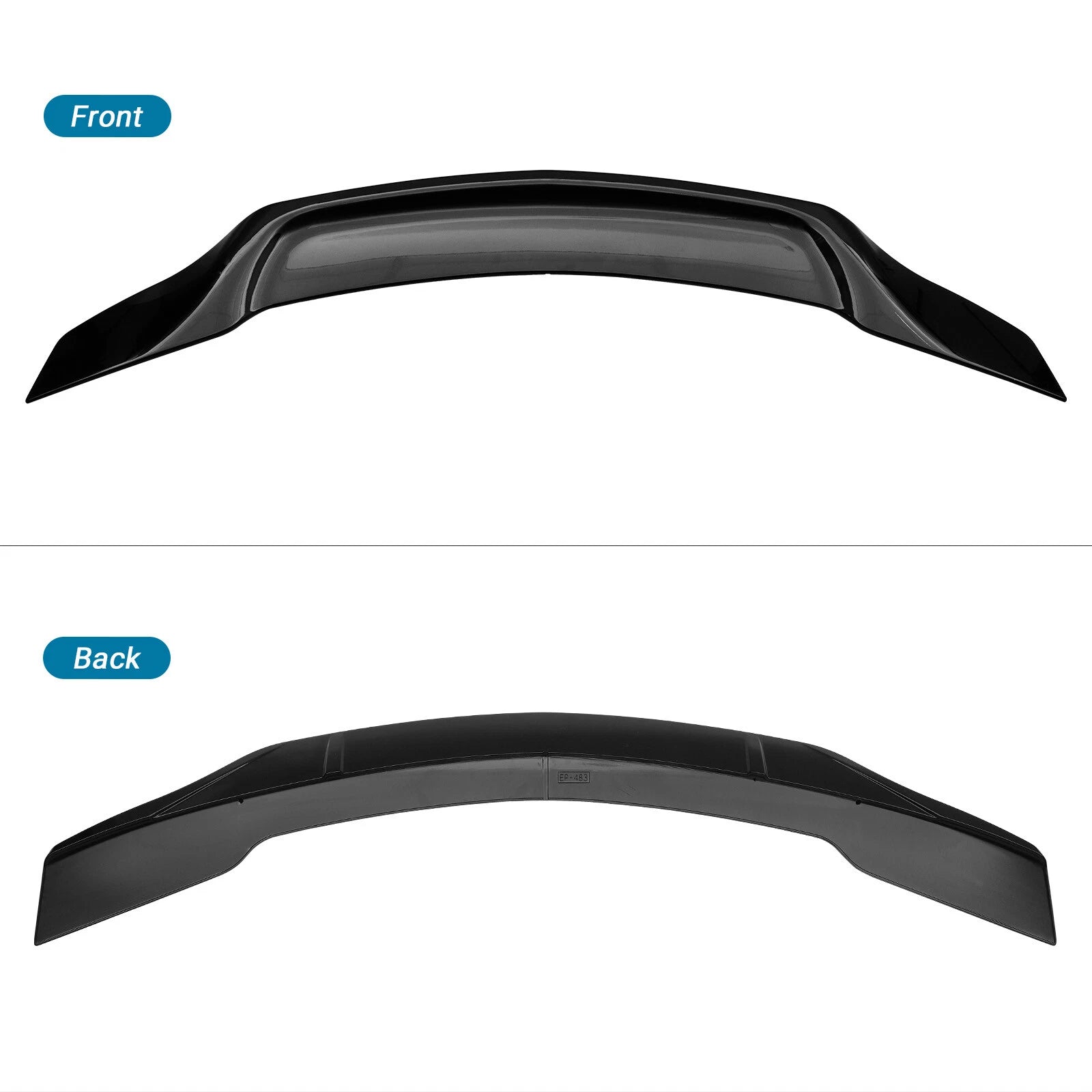 RT Style Rear Trunk Spoiler for Mercedes Benz W204 C-Class (2008–2014)