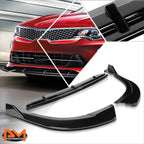 Gloss Black Front Bumper Body Kit Spoiler Lip for Optima SX SXL (2016–2018)