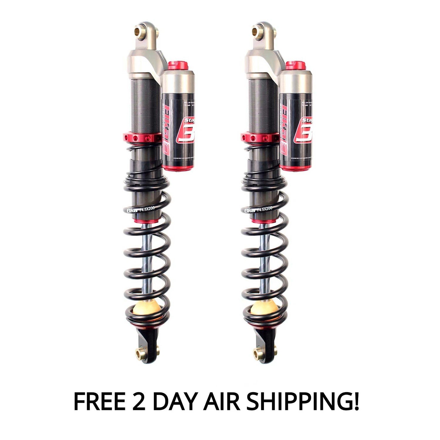 Elka Stage 3 Rear Shocks for Polaris RZR 200 (2008–2014)