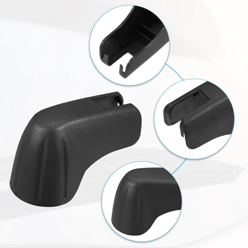 Rear Windshield Wiper Arm Nut Cover Cap for Honda Pilot (2003–2023) - 1 Pack Black