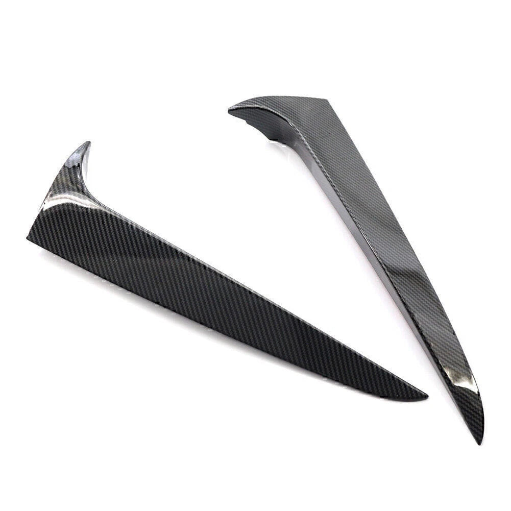 2 Pcs ABS Rear Window Side Spoiler Canard Splitter Trim for BMW X3 (2011–2017)