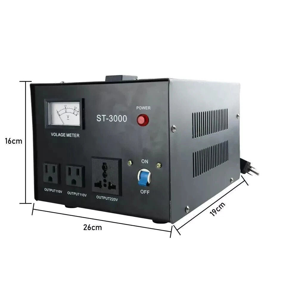 3000W Voltage Converter Transformer 220V to 110V / 110V to 220V