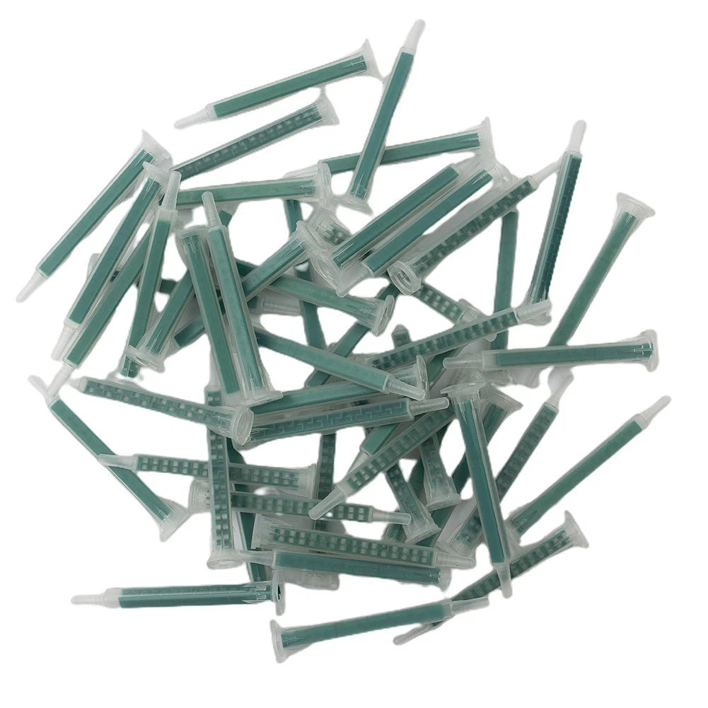 50pcs Set of Mixing Hose Tapes Nozzles for Glue Mixing