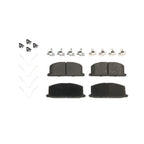 Set of 4 Ceramic Brake Pads for Toyota Celica (1986–1989)