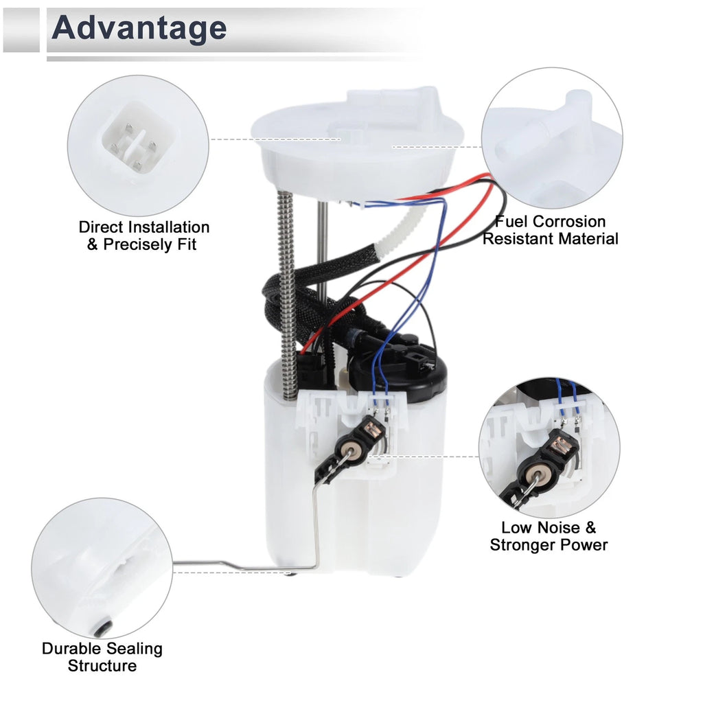 Fuel Pump Assembly for Acura ZDX (2010–2013), MDX (2007–2013), Honda Pilot V6 3.5L 3.7L