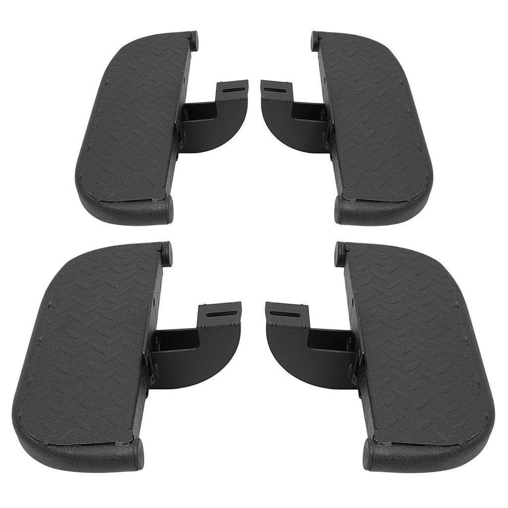 Set of 4 Running Boards for Jeep Wrangler JK (2007–2018) Steel Steps
